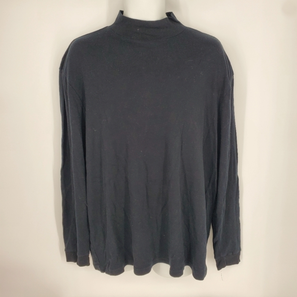 Vintage John Ashford Turtleneck Stretch Undershirt Long Sleeve Men XXL